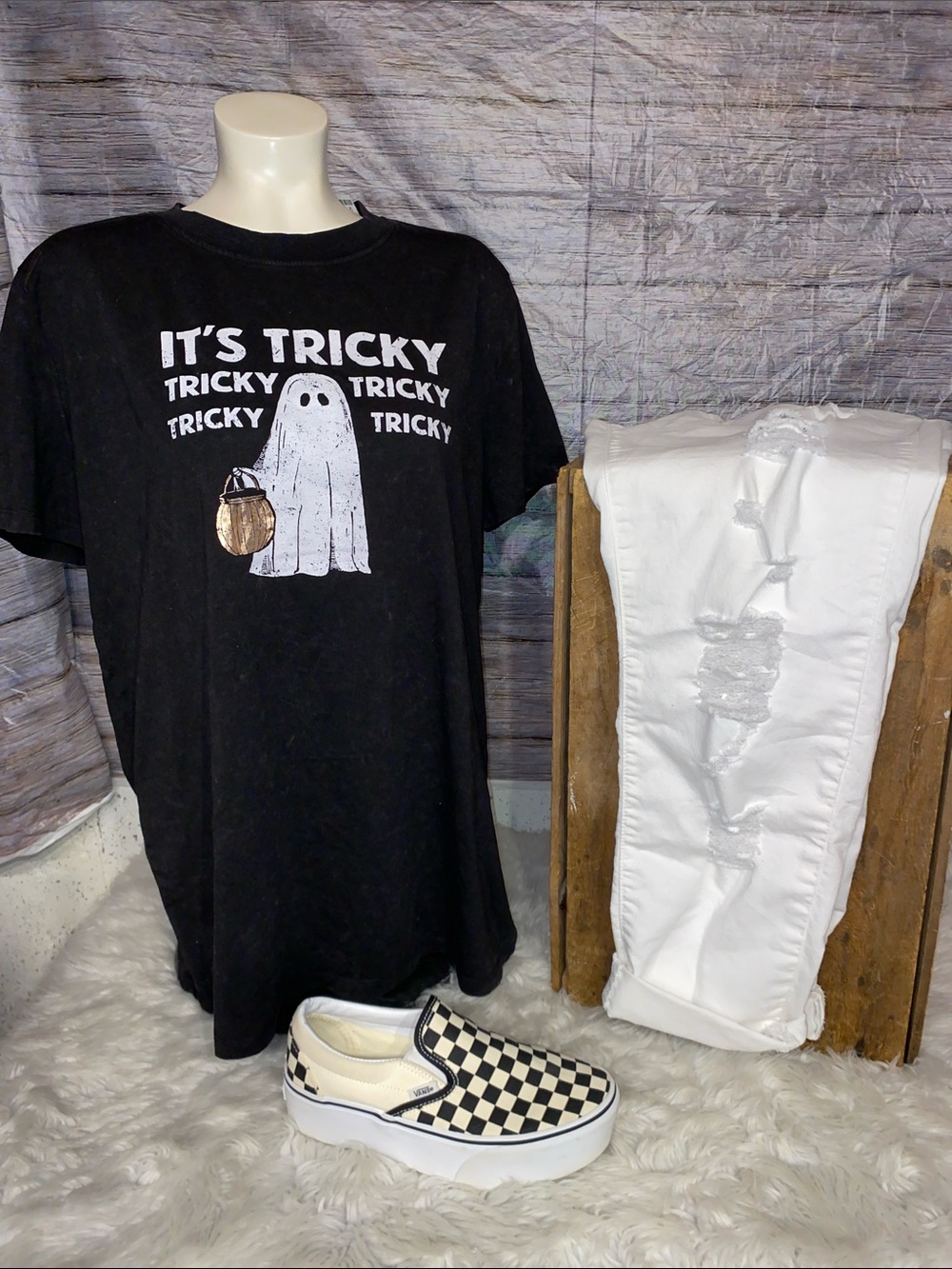 Maurice’s “It’s Tricky Tricky Tricky Tricky” Short Sleeve Graphic Tee